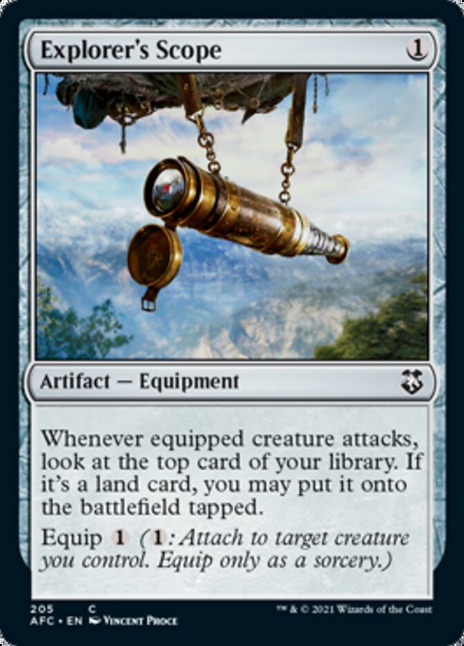 Explorer's Scope [Dungeons & Dragons: Adventures in the Forgotten Realms Commander] | Game Master's Emporium (The New GME)