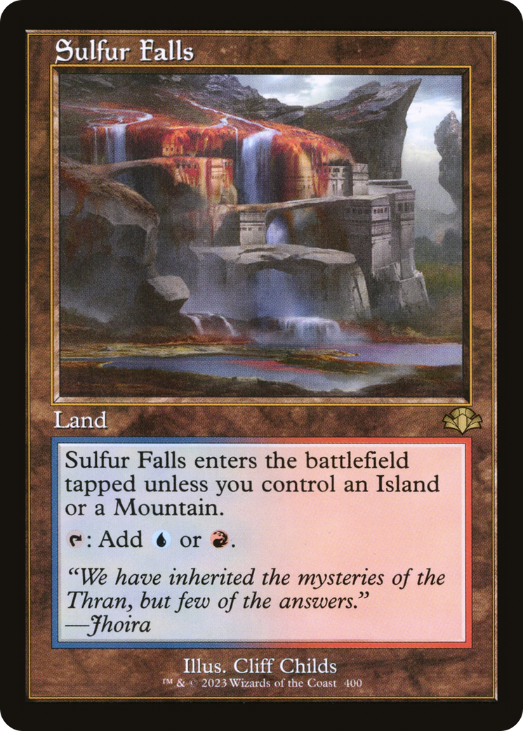 Sulfur Falls (Retro) [Dominaria Remastered] | Game Master's Emporium (The New GME)