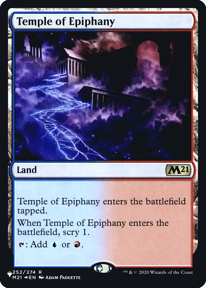 Temple of Epiphany [Secret Lair: Heads I Win, Tails You Lose] | Game Master's Emporium (The New GME)