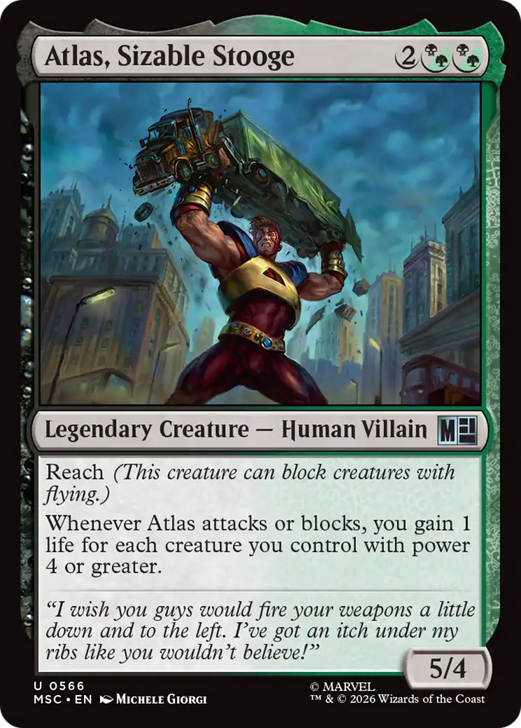 Atlas, Sizable Stooge [Marvel Super Heroes Commander] | Game Master's Emporium (The New GME)