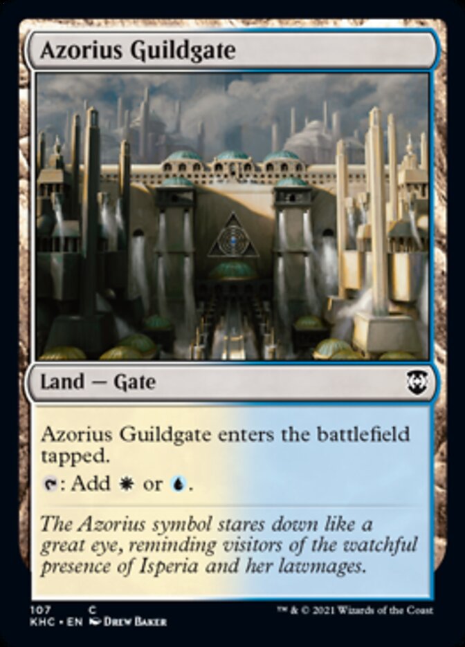 Azorius Guildgate [Kaldheim Commander] | Game Master's Emporium (The New GME)