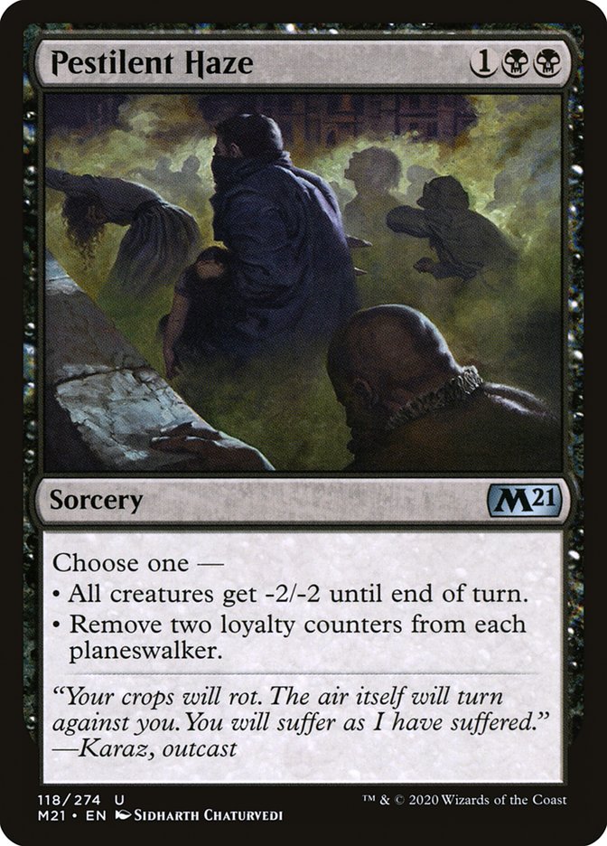 Pestilent Haze [Core Set 2021] | Game Master's Emporium (The New GME)
