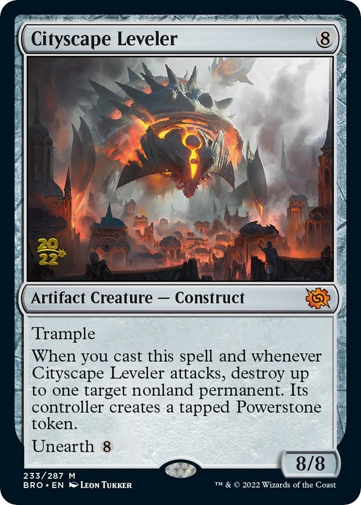 Cityscape Leveler [The Brothers' War Prerelease Promos] | Game Master's Emporium (The New GME)