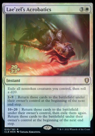 Lae'zel's Acrobatics [Commander Legends: Battle for Baldur's Gate Prerelease Promos] | Game Master's Emporium (The New GME)