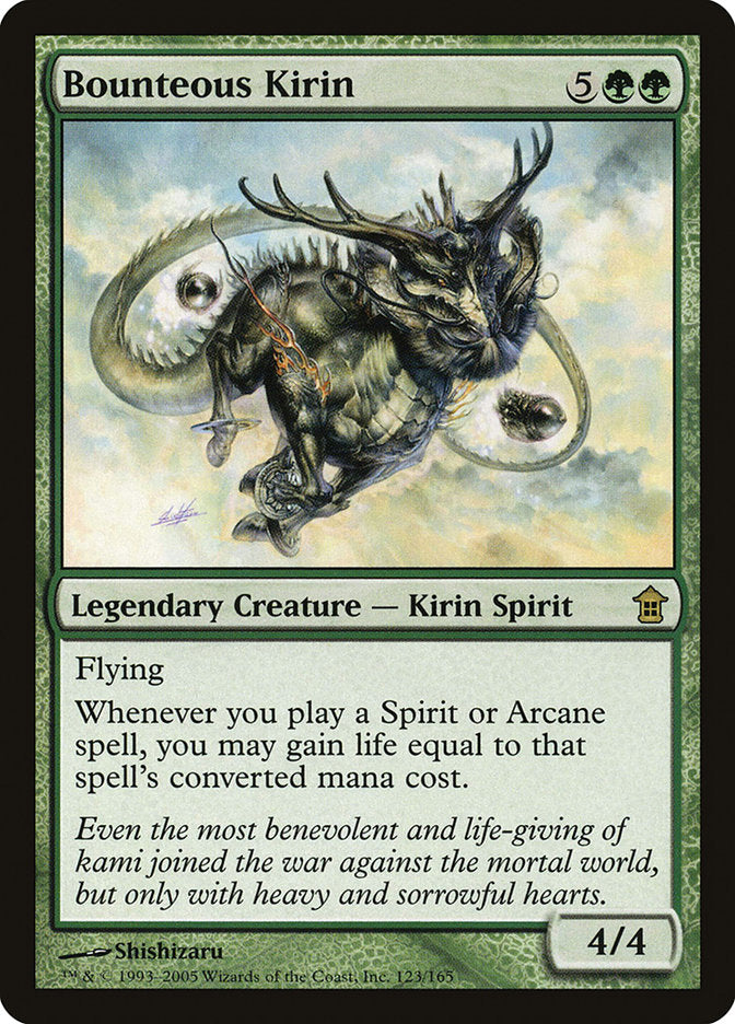 Bounteous Kirin [Saviors of Kamigawa] | Game Master's Emporium (The New GME)
