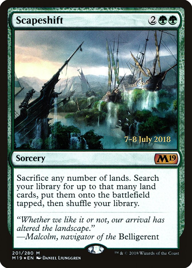 Scapeshift [Core Set 2019 Prerelease Promos] | Game Master's Emporium (The New GME)