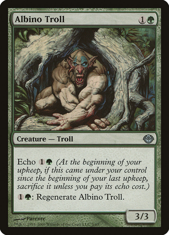 Albino Troll [Duel Decks: Garruk vs. Liliana] | Game Master's Emporium (The New GME)