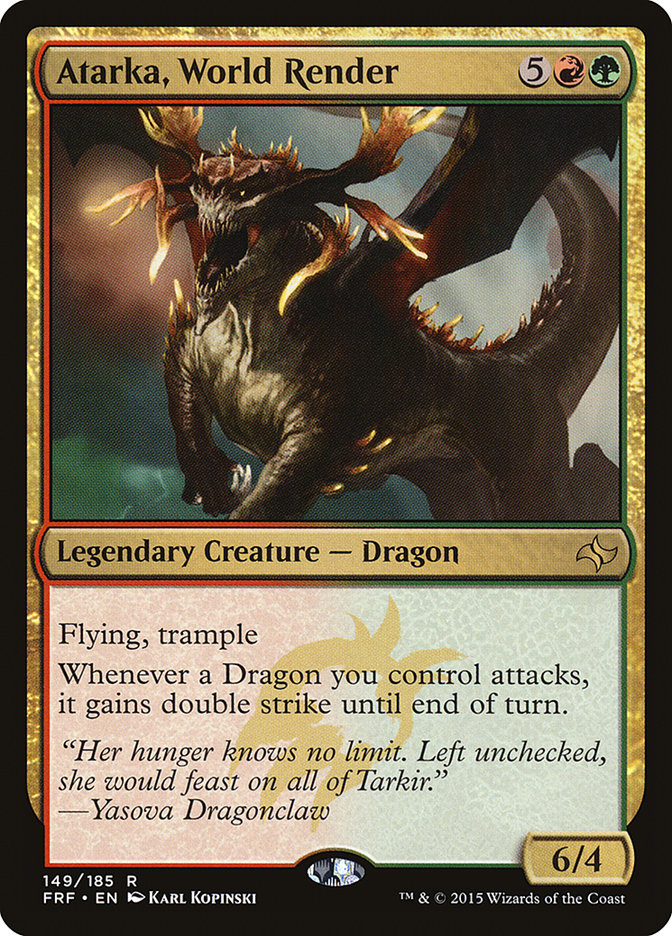 Atarka, World Render [Fate Reforged] | Game Master's Emporium (The New GME)