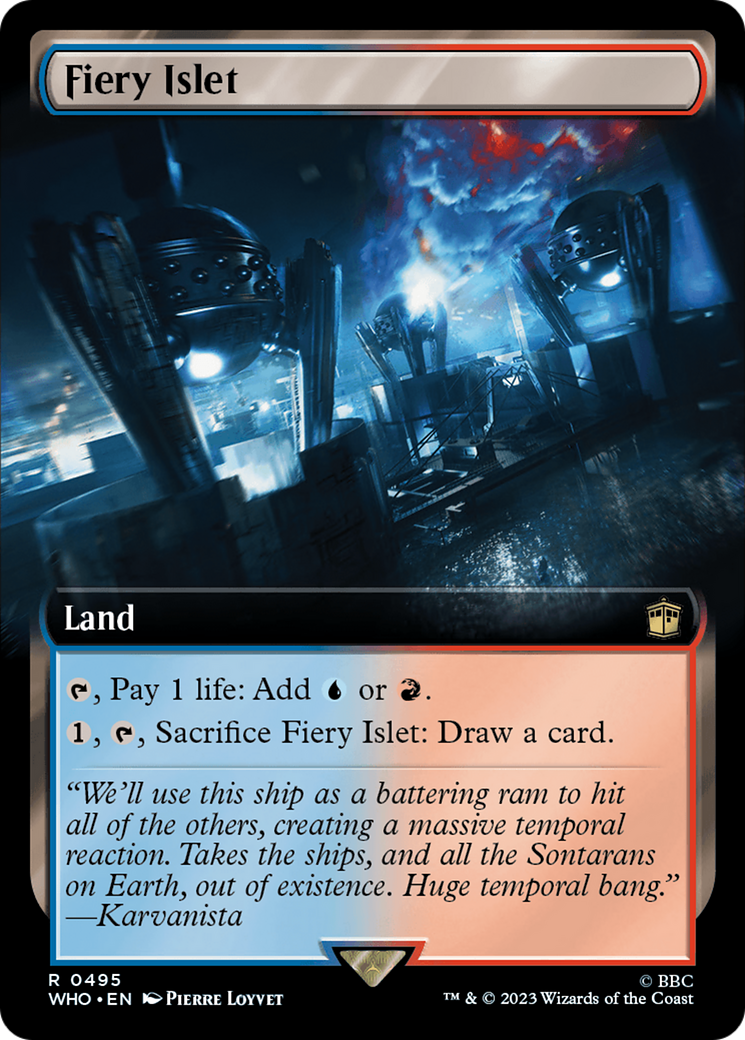 Fiery Islet (Extended Art) [Doctor Who] | Game Master's Emporium (The New GME)
