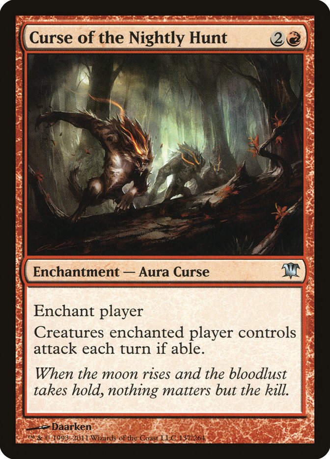 Curse of the Nightly Hunt [Innistrad] | Game Master's Emporium (The New GME)