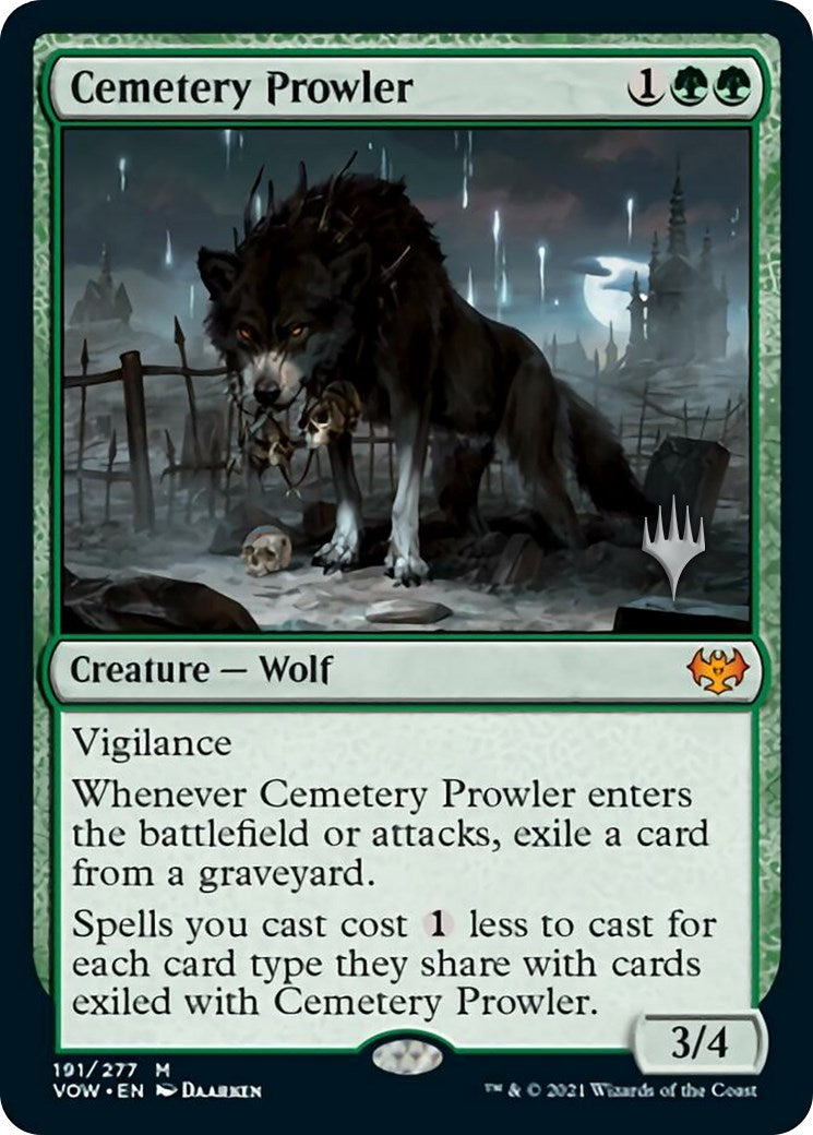 Cemetery Prowler (Promo Pack) [Aetherdrift Promos] | Game Master's Emporium (The New GME)