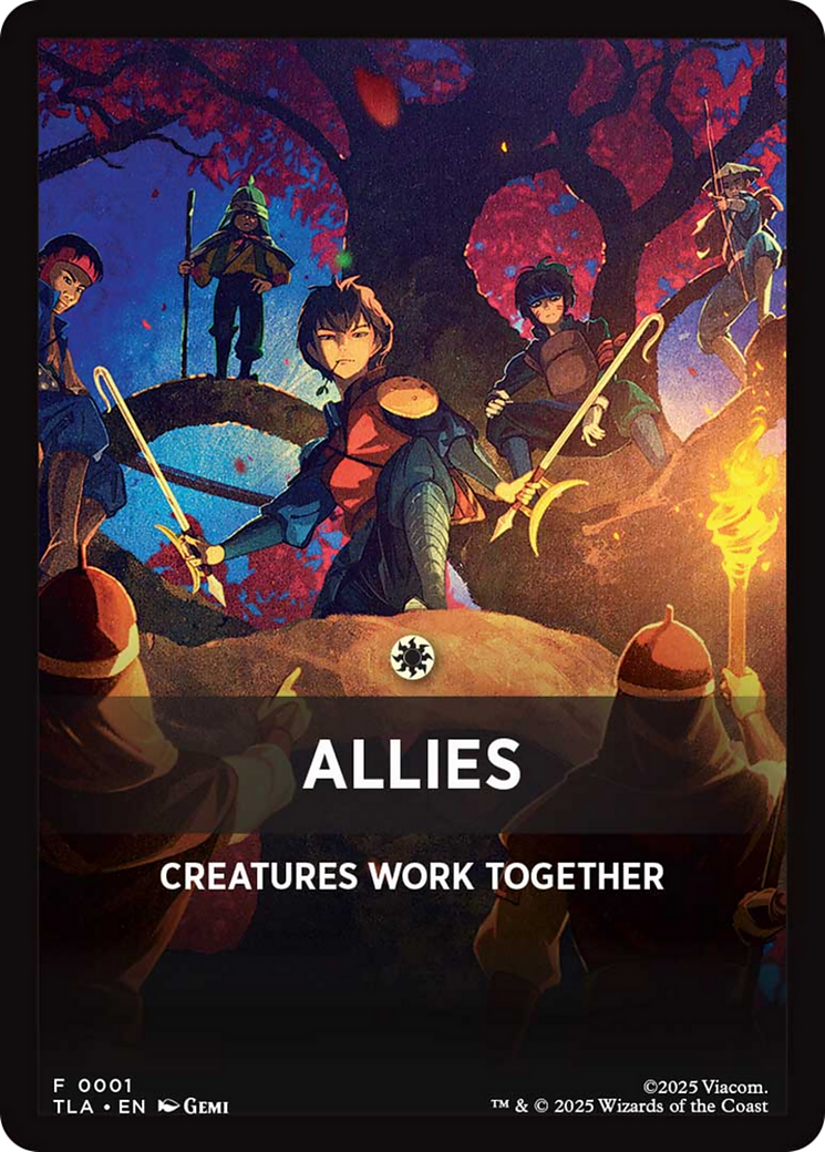 Allies Theme Card [Avatar: The Last Airbender: Eternal-Legal] | Game Master's Emporium (The New GME)