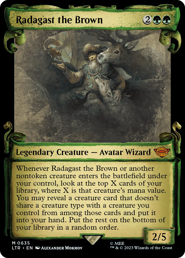 Radagast the Brown [The Lord of the Rings: Tales of Middle-Earth Showcase Scrolls] | Game Master's Emporium (The New GME)