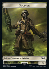 Soldier (004) // Vanguard Suppressor Double-Sided Token (Surge Foil) [Warhammer 40,000 Tokens] | Game Master's Emporium (The New GME)