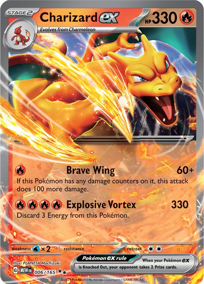 Charizard ex (006/165) [Scarlet & Violet 151] | Game Master's Emporium (The New GME)