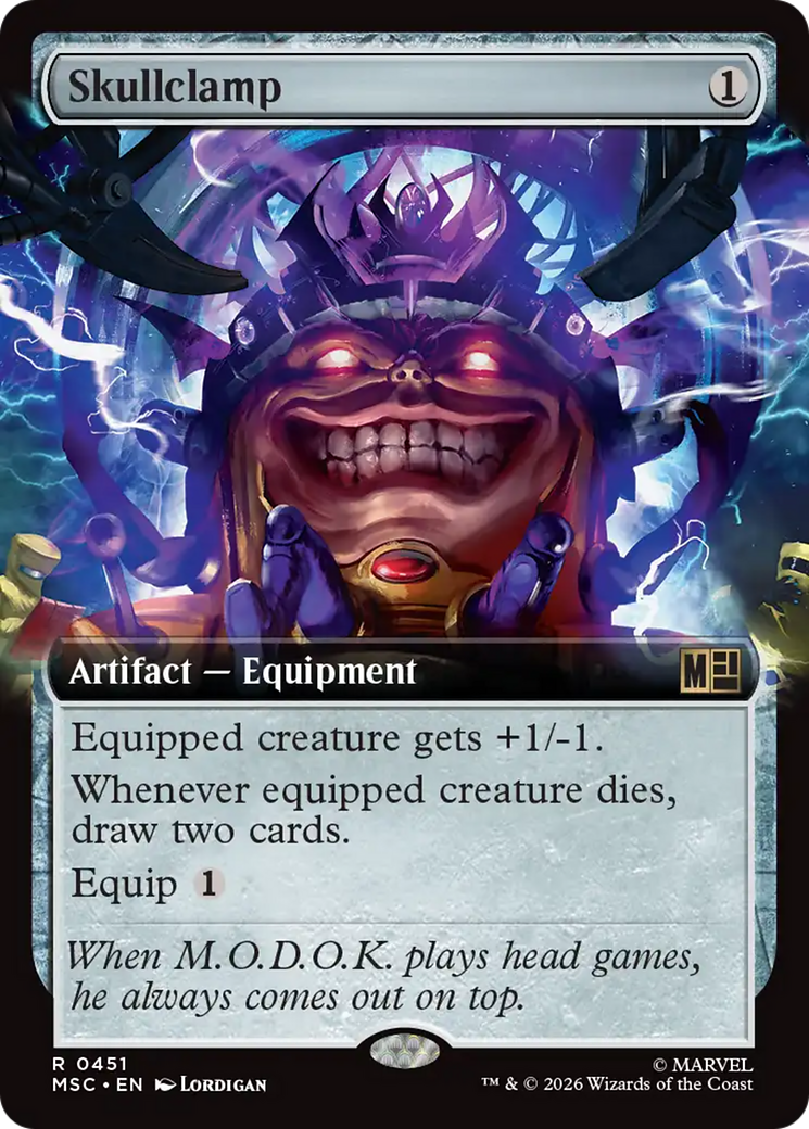 Skullclamp (Extended Art) [Marvel Super Heroes Commander] | Game Master's Emporium (The New GME)