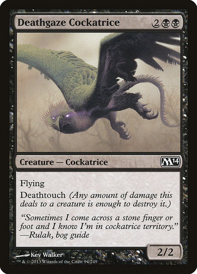 Deathgaze Cockatrice [Magic 2014] | Game Master's Emporium (The New GME)