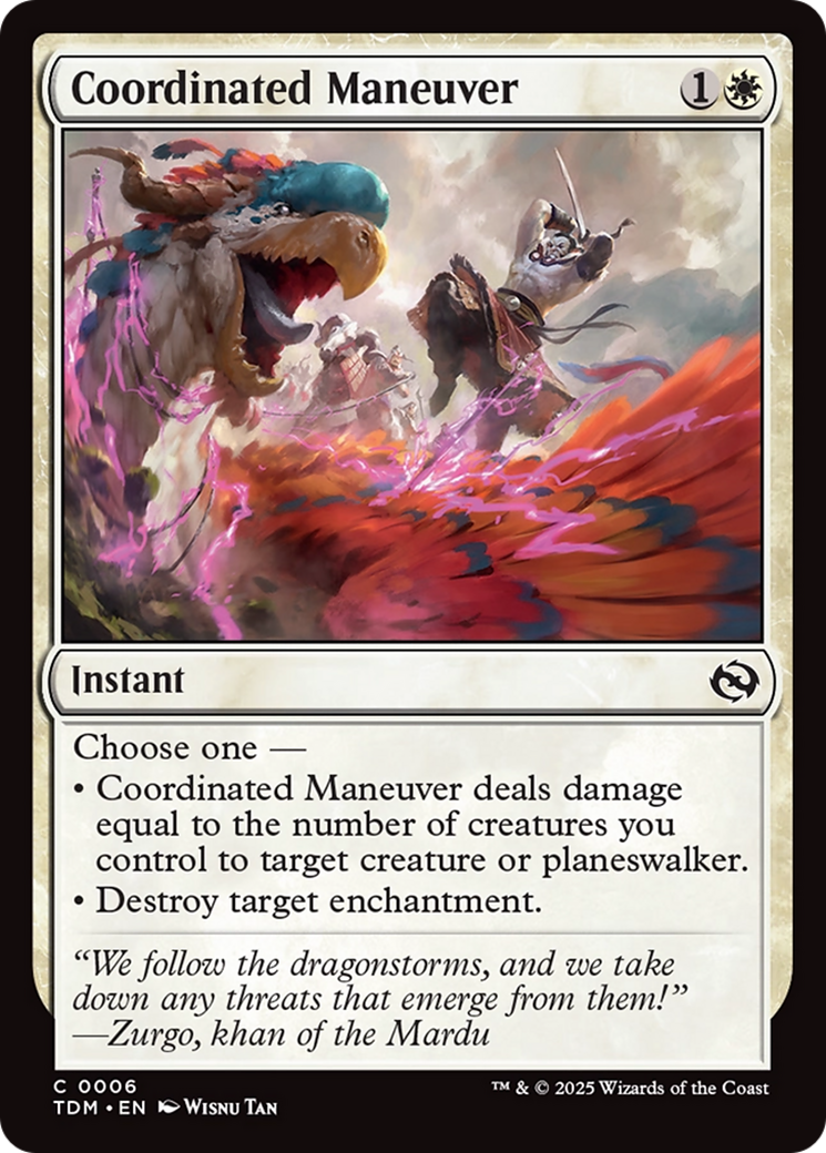 Coordinated Maneuver [Tarkir: Dragonstorm] | Game Master's Emporium (The New GME)