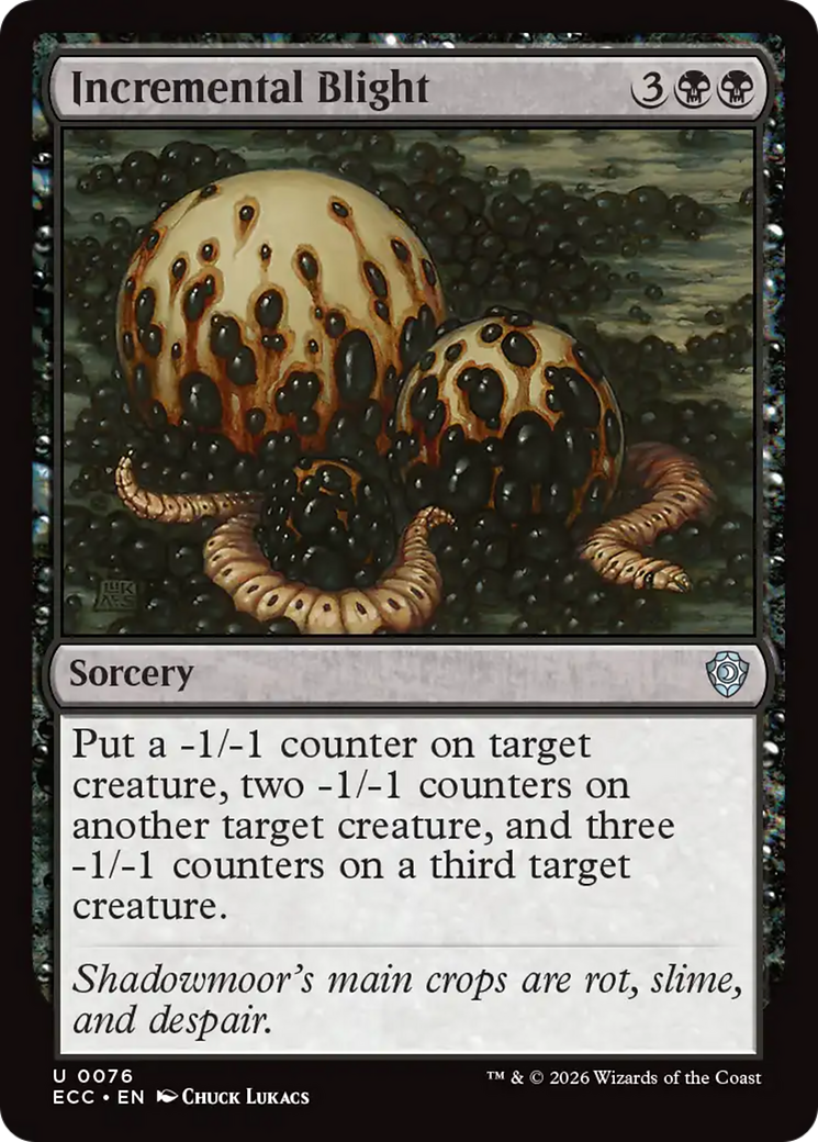 Incremental Blight [Lorwyn Eclipsed Commander] | Game Master's Emporium (The New GME)