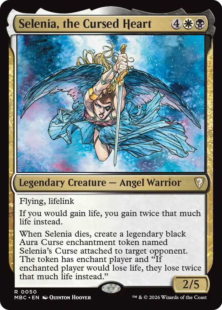 Selenia, the Cursed Heart [Mystery Booster: Commander Edition] | Game Master's Emporium (The New GME)