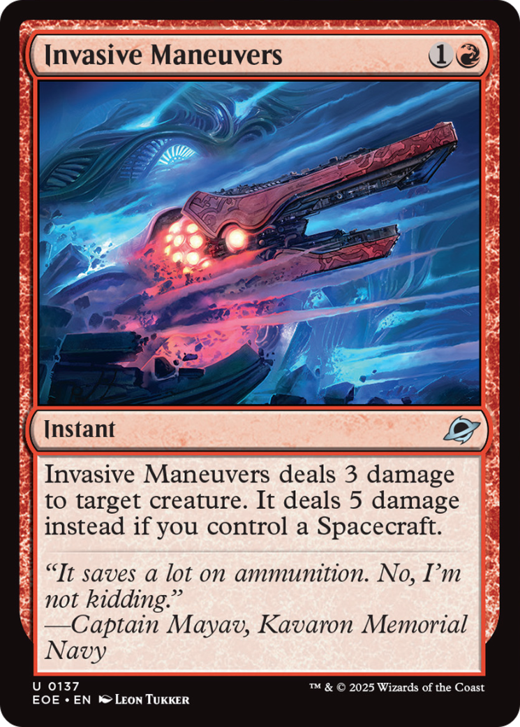 Invasive Maneuvers [Edge of Eternities] | Game Master's Emporium (The New GME)