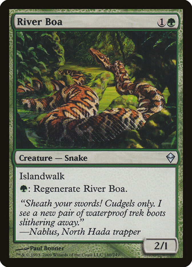 River Boa [Zendikar] | Game Master's Emporium (The New GME)