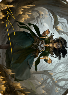 Candlegrove Witch 1 Art Card (Gold-Stamped Signature) [Innistrad: Midnight Hunt Art Series] | Game Master's Emporium (The New GME)