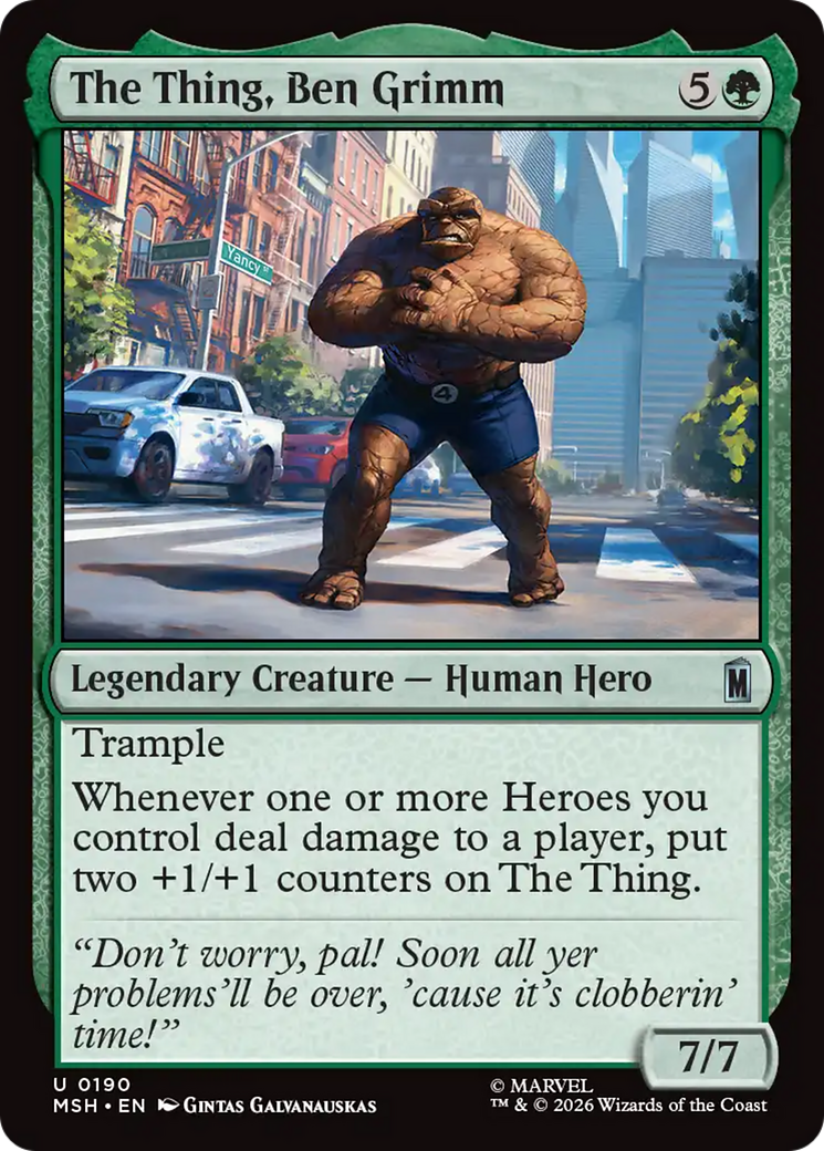 The Thing, Ben Grimm [Marvel Super Heroes] | Game Master's Emporium (The New GME)