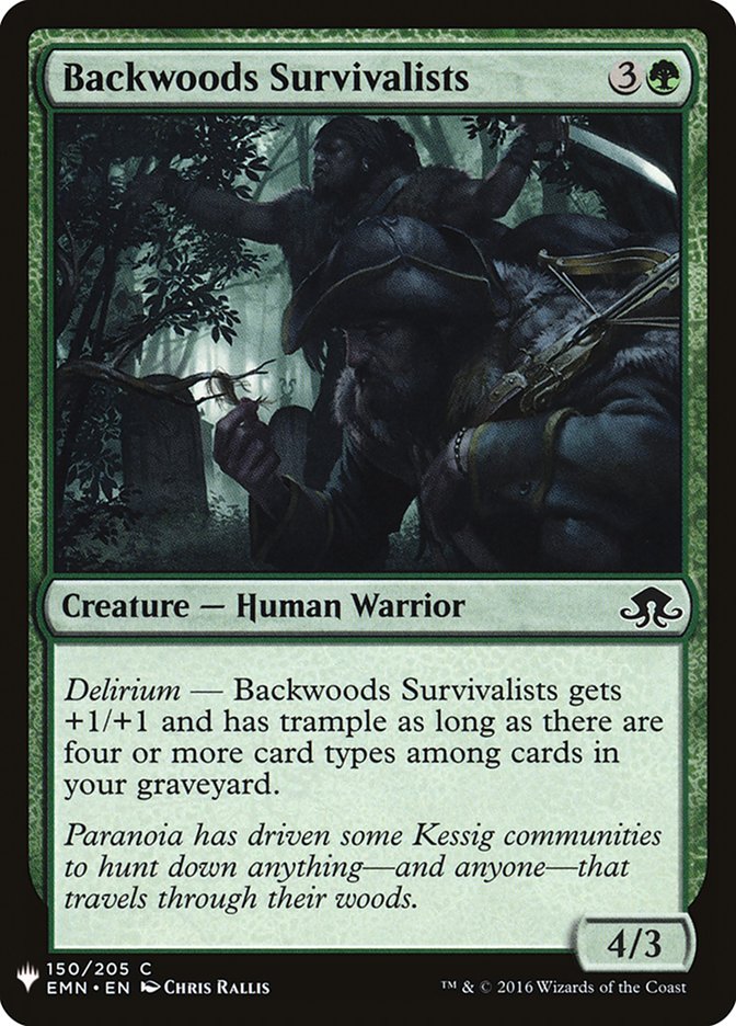 Backwoods Survivalists [Mystery Booster] | Game Master's Emporium (The New GME)