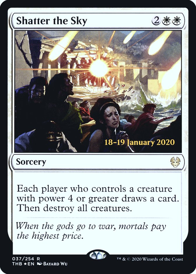 Shatter the Sky [Theros Beyond Death Prerelease Promos] | Game Master's Emporium (The New GME)