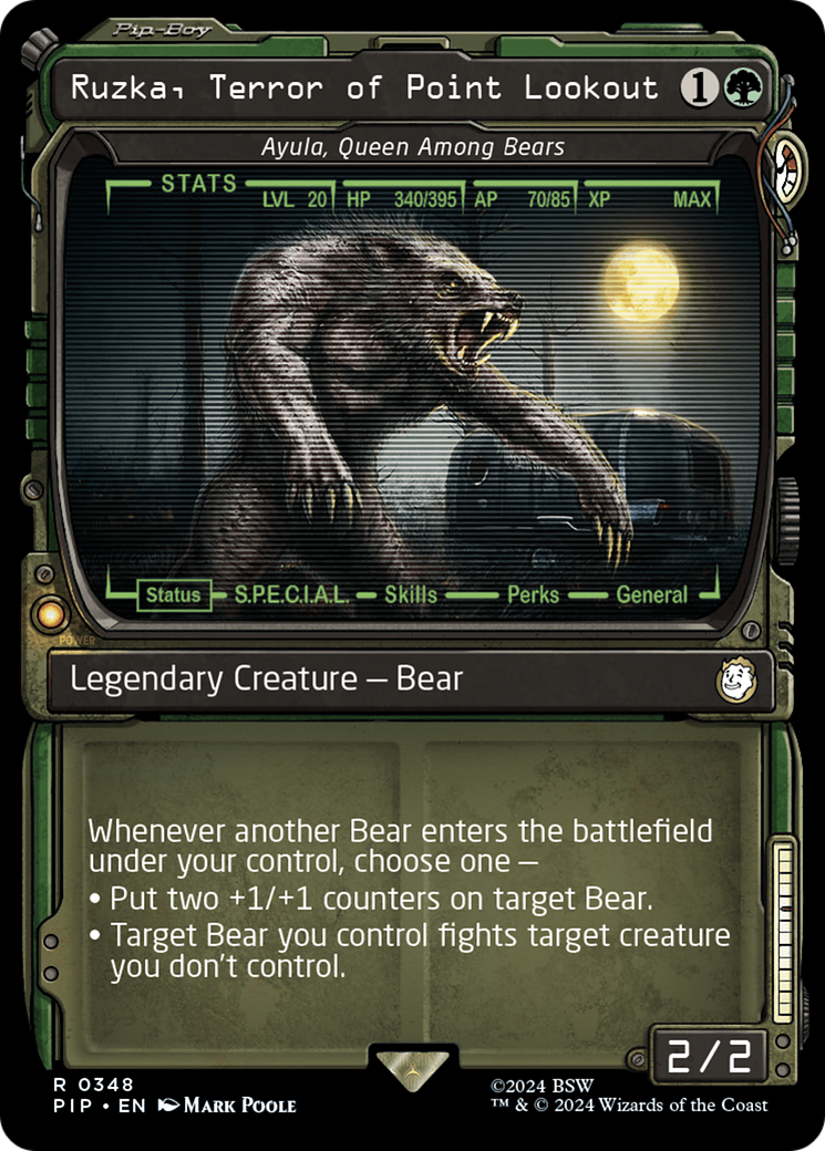 Ruzka, Terror of Point Lookout - Ayula, Queen Among Bears (Showcase) [Fallout] | Game Master's Emporium (The New GME)