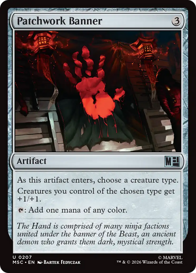 Patchwork Banner (Surge Foil) [Marvel Super Heroes Commander] | Game Master's Emporium (The New GME)