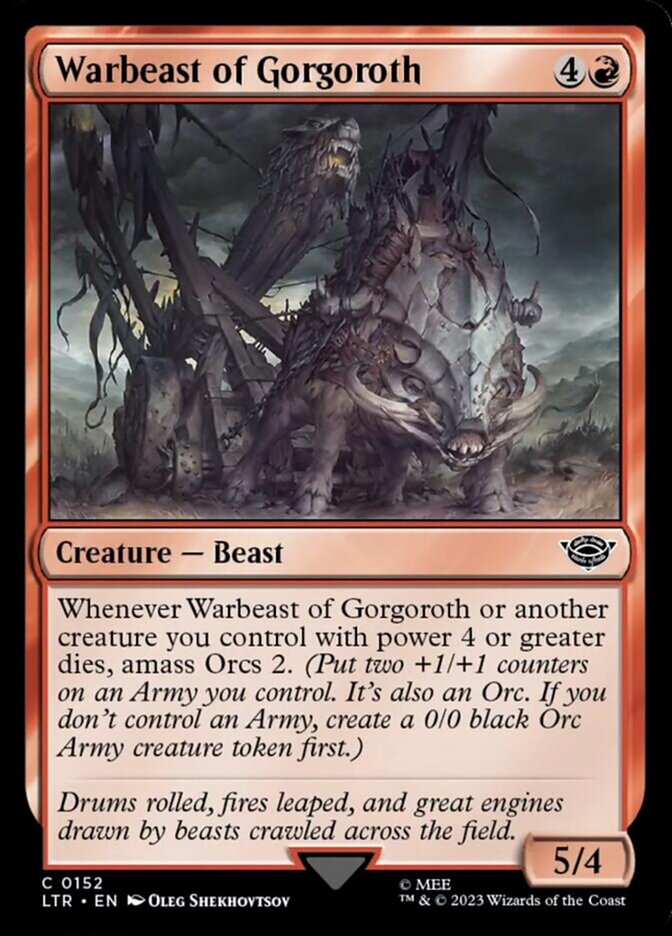 Warbeast of Gorgoroth [The Lord of the Rings: Tales of Middle-Earth] | Game Master's Emporium (The New GME)