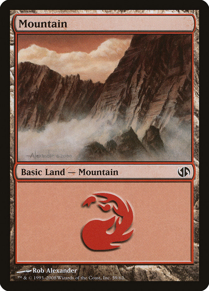 Mountain (59) [Duel Decks: Jace vs. Chandra] | Game Master's Emporium (The New GME)