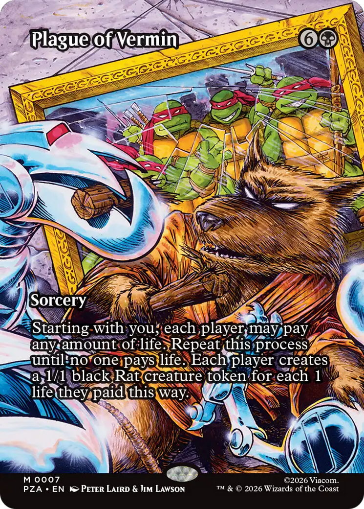 Plague of Vermin (Borderless) [Teenage Mutant Ninja Turtles Eternal-Legal] | Game Master's Emporium (The New GME)