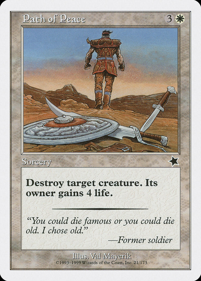 Path of Peace [Starter 1999] | Game Master's Emporium (The New GME)