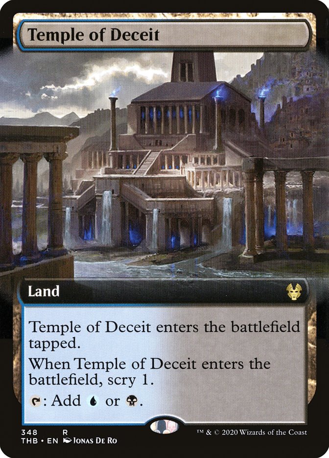 Temple of Deceit (Extended Art) [Theros Beyond Death] | Game Master's Emporium (The New GME)