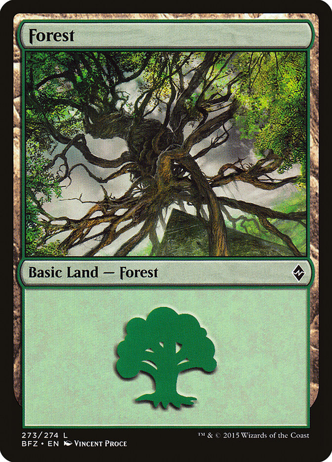 Forest (273) [Battle for Zendikar] | Game Master's Emporium (The New GME)