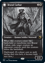 Brutal Cathar // Moonrage Brute [Innistrad: Double Feature] | Game Master's Emporium (The New GME)