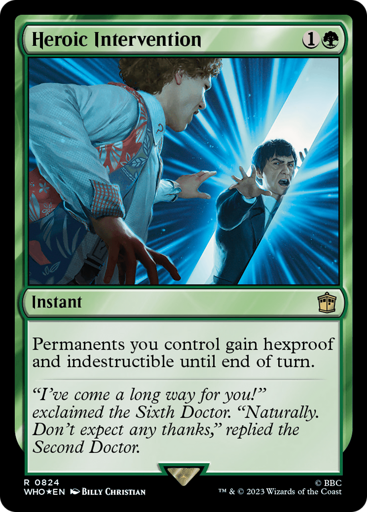 Heroic Intervention (Surge Foil) [Doctor Who] | Game Master's Emporium (The New GME)