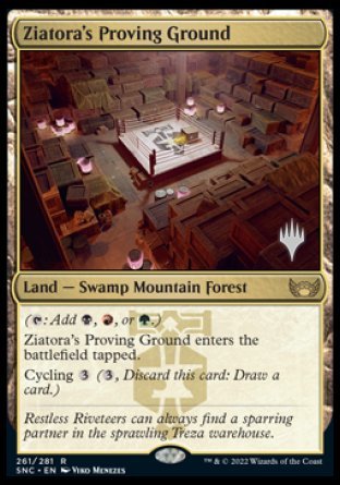 Ziatora's Proving Ground (Promo Pack) [Streets of New Capenna Promos] | Game Master's Emporium (The New GME)