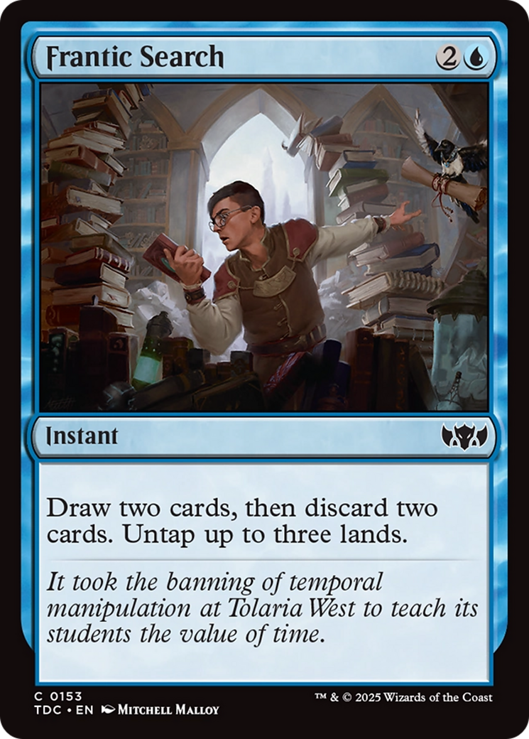 Frantic Search [Tarkir: Dragonstorm Commander] | Game Master's Emporium (The New GME)