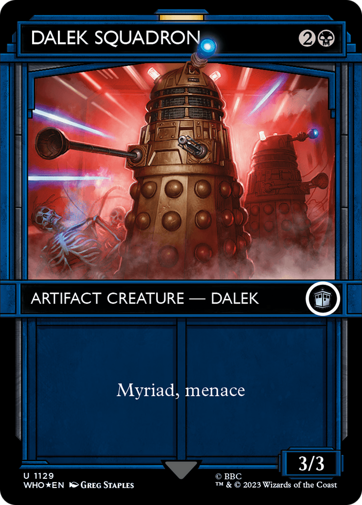 Dalek Squadron (Showcase) (Surge Foil) [Doctor Who] | Game Master's Emporium (The New GME)