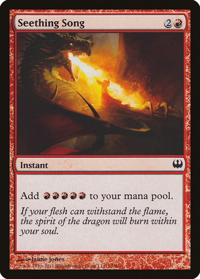 Seething Song [Duel Decks: Knights vs. Dragons] | Game Master's Emporium (The New GME)
