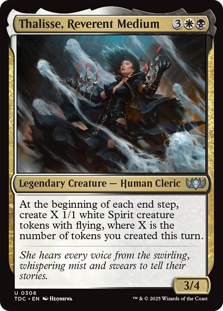 Thalisse, Reverent Medium [Tarkir: Dragonstorm Commander] | Game Master's Emporium (The New GME)