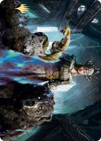 Kolvori, God of Kinship Art Card (Gold-Stamped Signature) [Kaldheim Art Series] | Game Master's Emporium (The New GME)