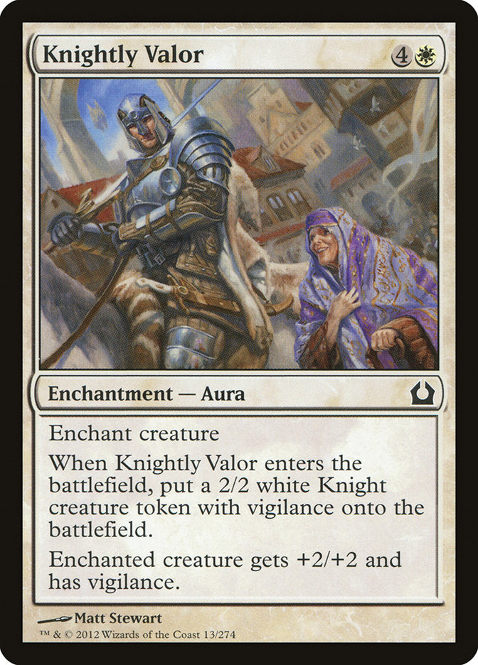 Knightly Valor [Return to Ravnica] | Game Master's Emporium (The New GME)