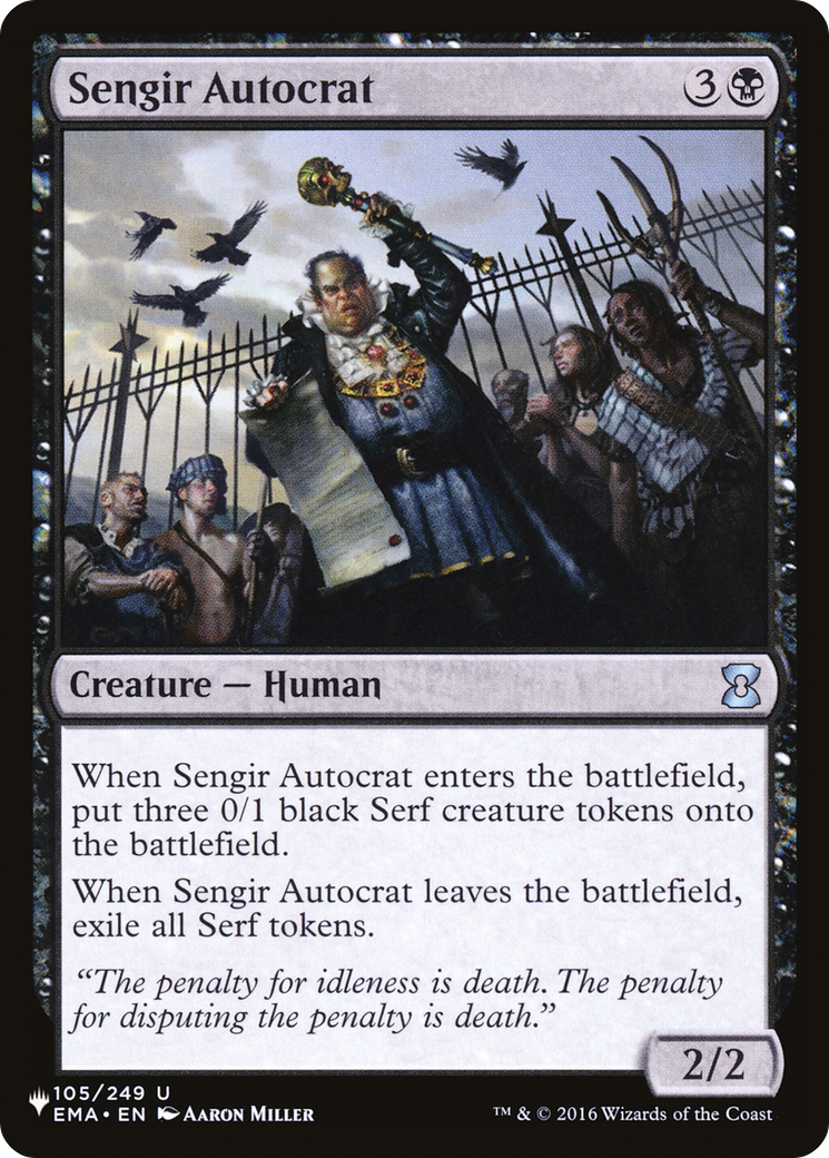 Sengir Autocrat [The List] | Game Master's Emporium (The New GME)