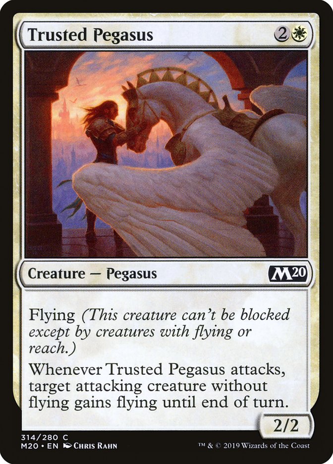 Trusted Pegasus [Core Set 2020] | Game Master's Emporium (The New GME)