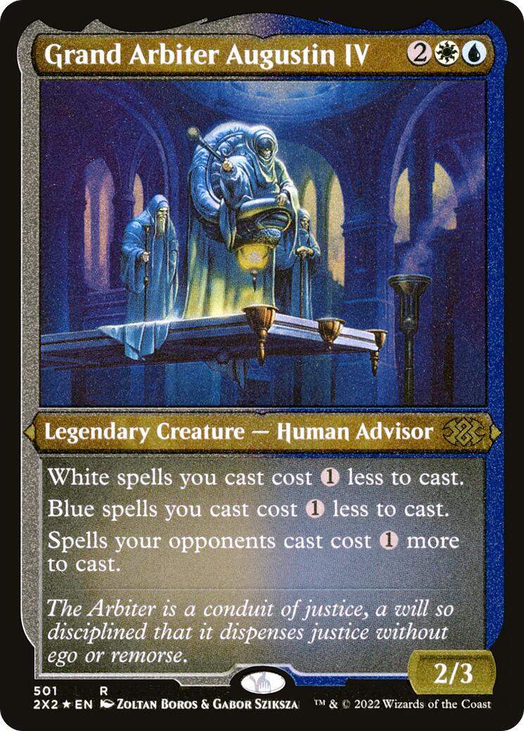 Grand Arbiter Augustin IV (Foil Etched) [Double Masters 2022] | Game Master's Emporium (The New GME)